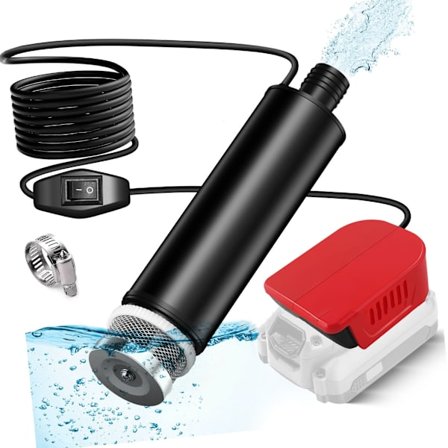 Bärbar Vattenöverföringspump Ersättning Djupbrunn Dränkbara Vattenpump för Effektiv Dränering Hållbar