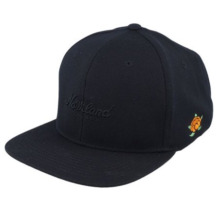 SQRTN - Svart snapback Keps - Tgn Script Big-fit Cap All Black Snapback @ Hatstore