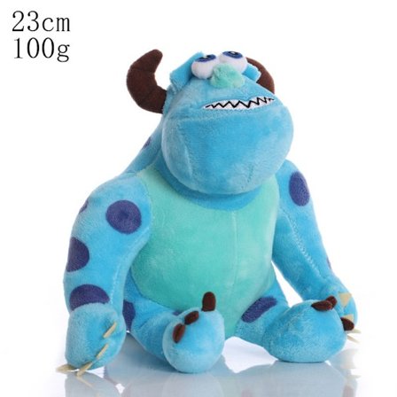 Monsters University Sulley, Enögd Monster Plyschleksak, Sulley, Mike och Mike Docka
