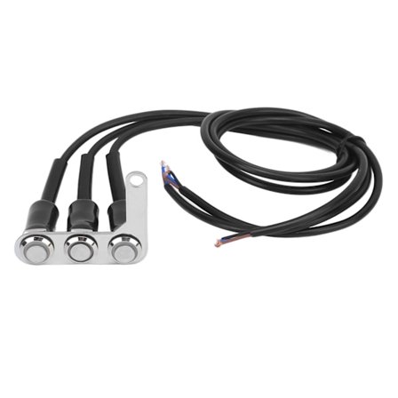 Universal LED-strömbrytare för motorcykelstyre, justerbar strömbrytare för ombyggnad av motorcykel