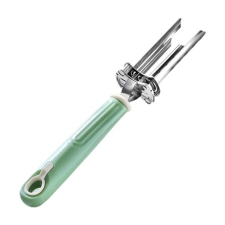 1 stk. Æblekernefjerner, justerbart værktøj til udhuling af frugt og grøntsager, opgraderet værktøj til fjernelse af frø i rustfrit stål til 