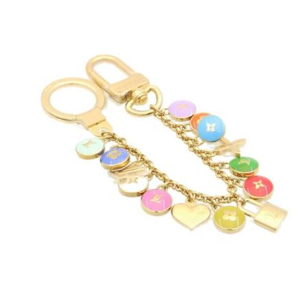 Louis Vuitton Vintage, Pre-owned Key Chain Geel, Dames, Maat:ONE Size