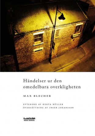 Händelser ur den omedelbara overkligheten - Bok av Max Blecher - Häfte
