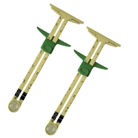 2st 5-i-1 sömnadslinjal Sylinjal i plast Sylinjalverktyg