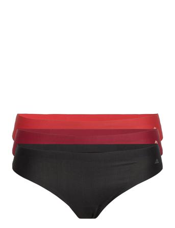 Invisible Thong 3 Pack G-streng Undertøj Rød Danish Endurance