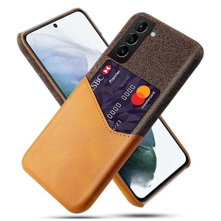 Bofink Samsung Galaxy S21 FE Card Suojakuori - Ruskea