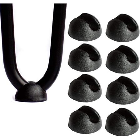 8 kpl tuolin jalkojen suojuksia pyöreille putkimaisille rungoille 10 mm halkaisija huopatyynyt lattiasuojat putkimaiset tuolin jalat huonekalujen 