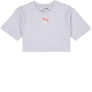 Kids - Puma Blue Logo Crop T-Shirt 5-6 Years - Tops - 5-6 years - Blue