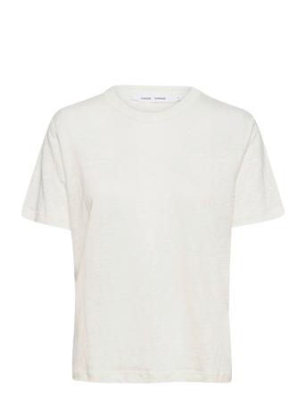 Doretta T-Shirt 6680 T-shirt Top Creme Samsøe Samsøe