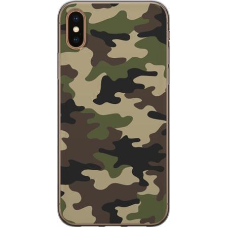 Apple iPhone X Kuori / Matkapuhelimen kuori - Metsä camo