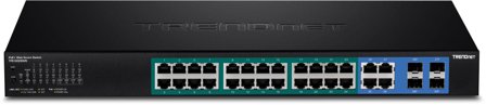 TRENDnet TPE 5028WS - switch - 28 porter - smart - rackmonterbar - TAA-samsvar