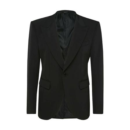 Dolce & Gabbana - Kavajer - Svart - Herr - Storlek: S, Herr, Storlek: S