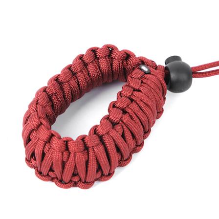 Suurikokoinen kameranauha, punottu hihna, estää kameran katoamisen ja rikkoutumisen, digitaalisen kameran rannehihna (punainen)