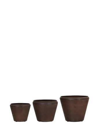 Urtepotte, Hdfunnel, Antik Brun Home Decoration Flower Pots Brown House Doctor
