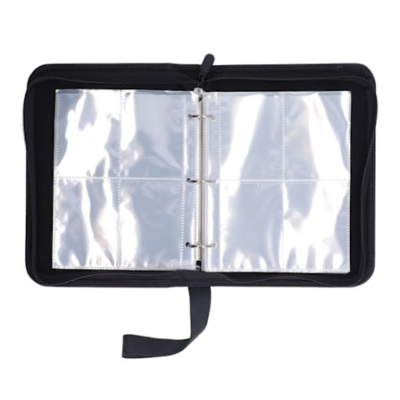 Samlekortmappe 4 Lommer 50 Klare Sider Lynlåslukning Forebygger Bøjning Kortsamlingsalbum [BR]