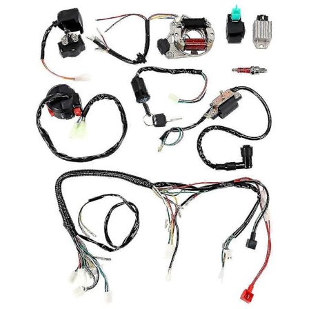 Elektrisk Stator Spole Ledningsnett Solenoid Relé For 4-takts ATV 50cc 70cc 110cc 125cc Pit Dirt