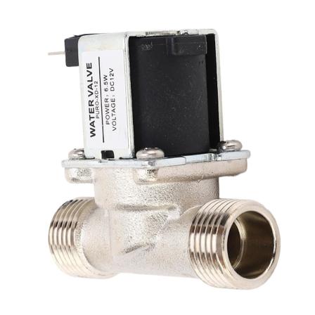 G1/2 Solenoidventil Inlopp Utlopp Vattenfontän Elektromagnetisk Ventil Dc12v Normalt Stängd