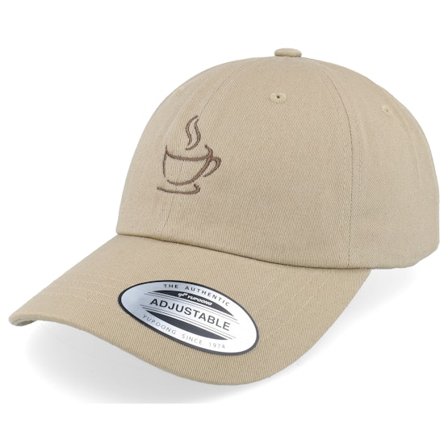 Iconic - Beige unconstructed Cap - Coffee Khaki Dat Cap / Unstructured @ Hatstore