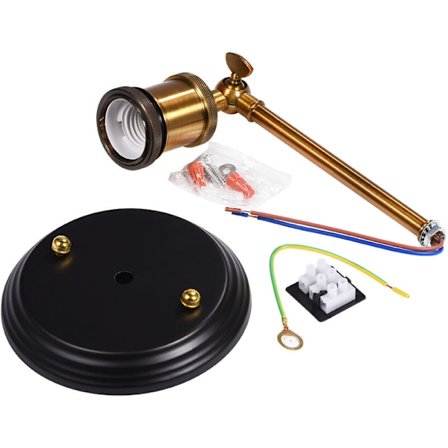 Vintage Industriell Vegglampe E27 Lampeholder for Hjem Soverom Gang Hall Dekor Enkelt Hode