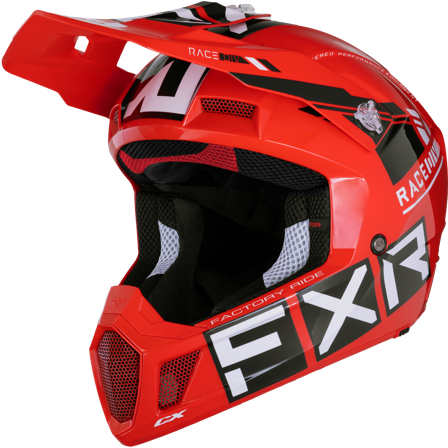 Crosshjelm FXR Clutch CX Pro Ops Rød/Svart XL
