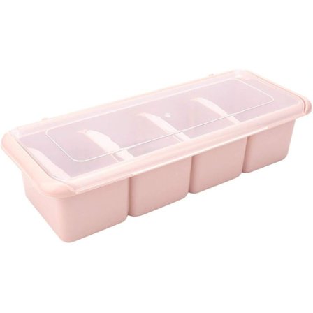 Kryddställ, Saltburk Kryddburkar med Lock och Sked