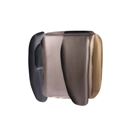 Metallinen seinäkoriste, monivärinen, 68x3x70 cm