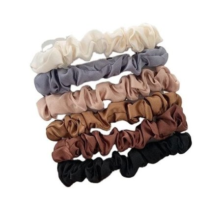 Scrunchies 6-pack Flerfärgad Flerfärgad