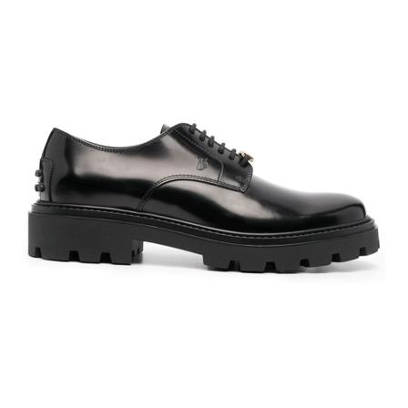 Tod's, Flat shoes Czarny, Mężczyzna, Rozmiar: 44 EU