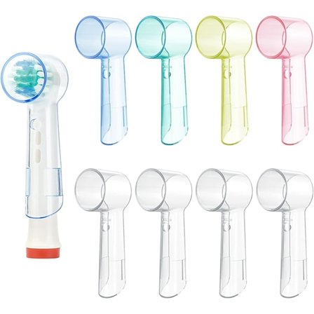 Hammasharjan pään suojus, 8 kpl hammasharjakotelo, sähköhammasharjan pään suojus, kannettava hammasharjakotelo, kätevä matkoille paremman terveyden 