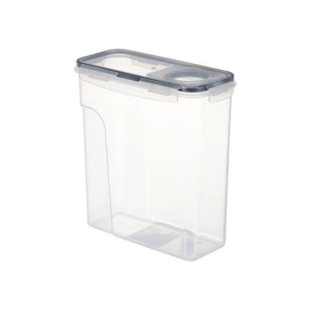 1/2/3/5 PP Transparent förvaringstank Mat färsk och synlig Nr black Large 4L 1 Pc