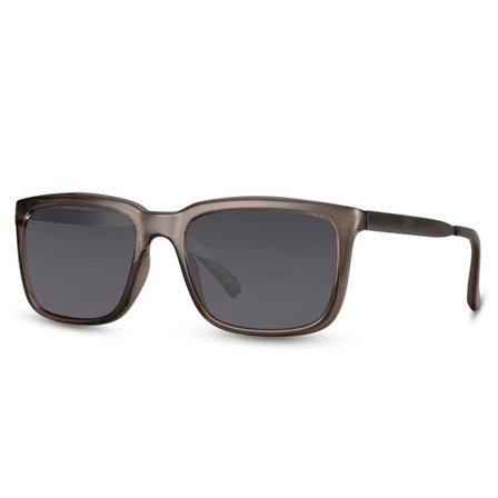 Solbriller Wayfarer Svart glas med gråt stel