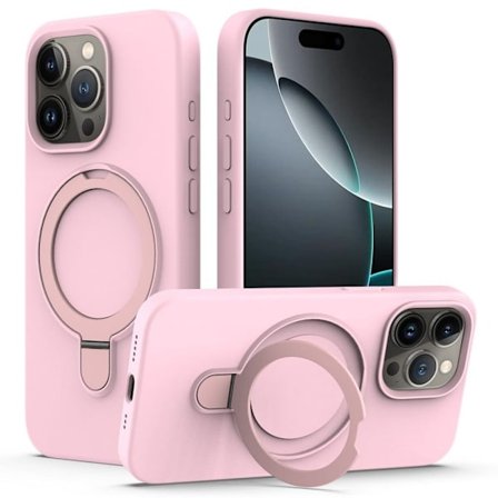 iPhone 16 Pro Max MagSafe Kickstand Case - Pink