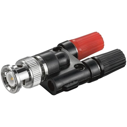 BNC-plugg > 2x 4 mm uttag för bananjack