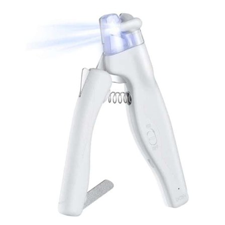 Hunde negleklipper - Negleklipper med LED-lys til hunde og katte Super sikker negleklipper Negleklipper med neglefil