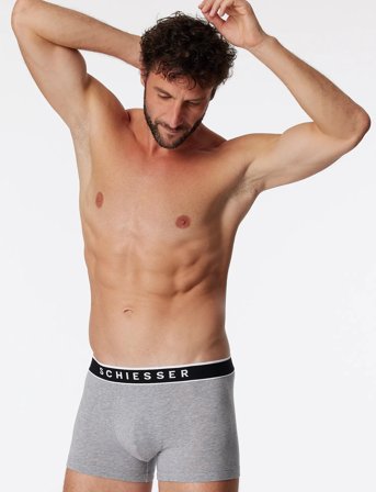 Schiesser Shorts - Grey - XL