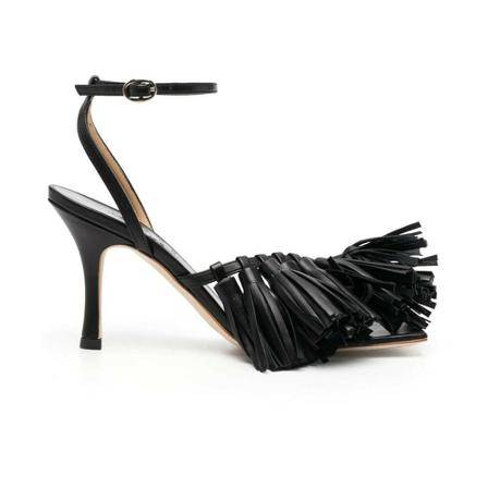 A.w.a.k.e. Mode, Sandals Zwart, Dames, Maat:38 EU