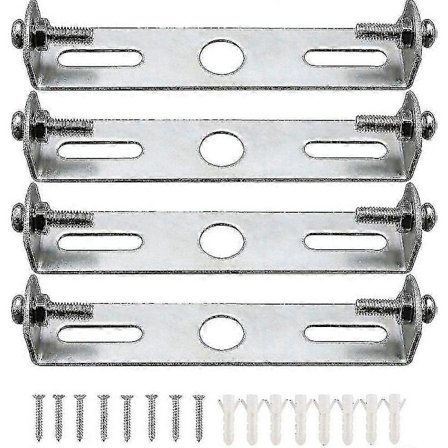 4-pack Takplatta Fäste Taklampa 90mm Jordad Med Skruvar Upphängning Tak Pendel Li [DB]