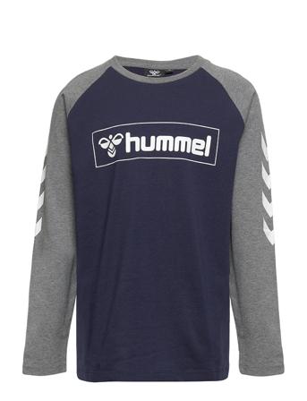 Hmlbox T-Shirt L/S Sport T-shirts Long-sleeved T-shirts Multi/patterned Hummel