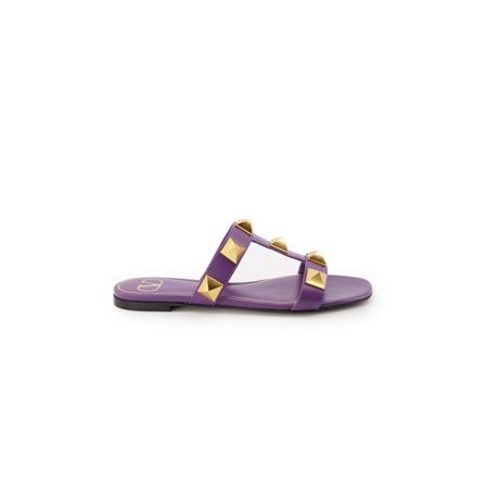 Valentino Garavani, Sliders Paars, Dames, Maat:37 EU
