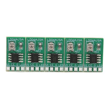 LED Driver Board 30mA til 1500mA Justerbar Konstant Strøm Driver til 3V 3.3V 3.7V 4.5V 5V 6V Robust LED