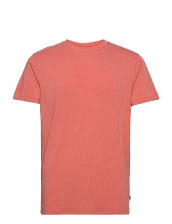 Bamboo R-Neck Tee Fsc. T-shirts Short-sleeved Vaaleanpunainen Resteröds
