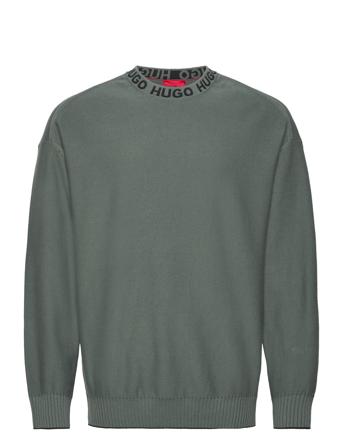 Smarlo Designers Knitwear Round Necks Green HUGO
