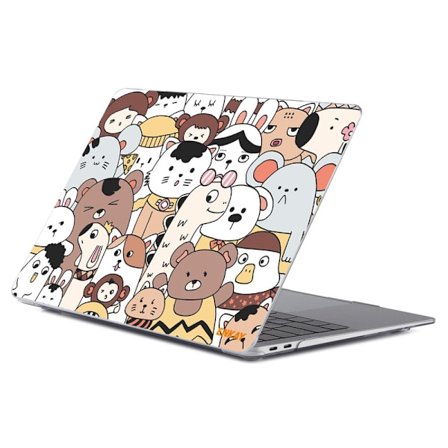 HAT PRINCE MacBook Pro 13 (A2251, A2289, 2020) / M1 / M2 (A2338, 2020) sött djurliknande fodral - Djurparksdjur Förenas