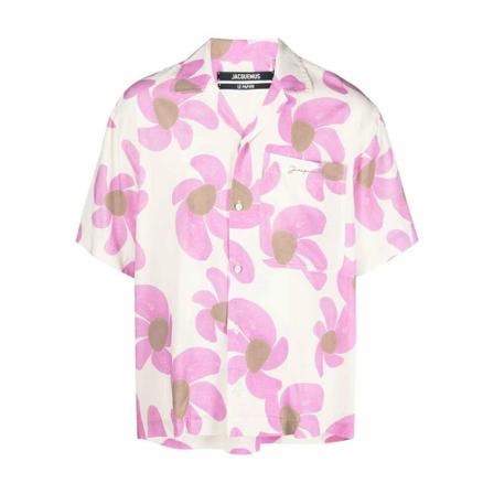Jacquemus - Skjortor - Vit - Herr - Storlek: M, Herr, Storlek: M