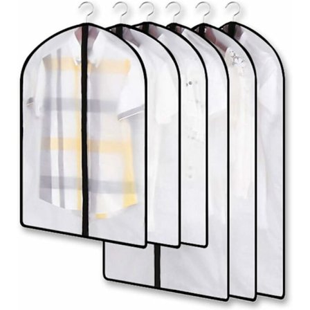 Anden Opbevaring, Klar Møllsikker Tøjpose Møllsikker Tøjpose Støvbestandig Tøjbetrækssæt Ideelt til i Skabet Beskyt Tøj Skjorte e