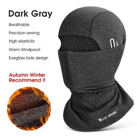 WEST BIKING Talvinen Lämmin Fleecevuorattu Lippalakki Tuulenpitävä Pyöräilyhattu Miehille Naisille Urheilu Huivi Hiihto Pyöräily Juoksu Kaulanlämmitin