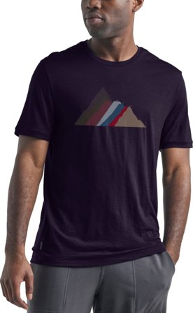 Icebreaker Men's Spector Short Sleeve Crewe Seven Summits Men short-sleeved sweaters Blue XL