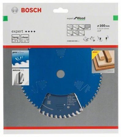 Bosch Bosc Kreissägeblatt Expert f.W. 160x20