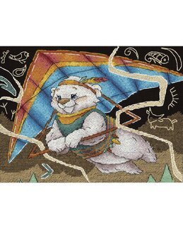 Kirjontapakkaus Taulu Ensimmäinen lento-M.P Studia