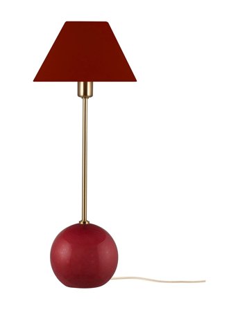 Globen Lighting Table Lamp Iris 20 Dove Blue - Red - H51